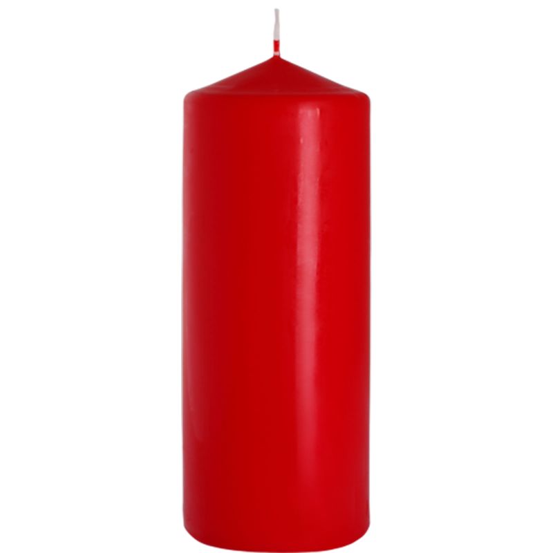 Sloupová Svíčka 80x200mm - Červená