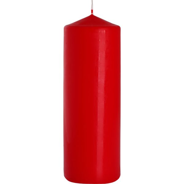 Sloupová Svíčka 80x250mm - Červená