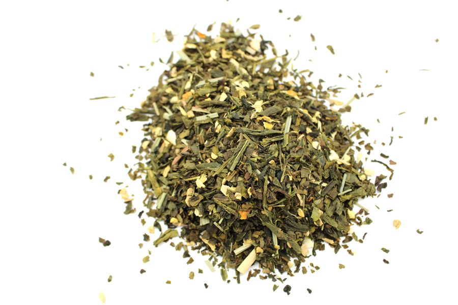 50g EKO Klasický Zelený Čaj s Citronem a Zázvorem