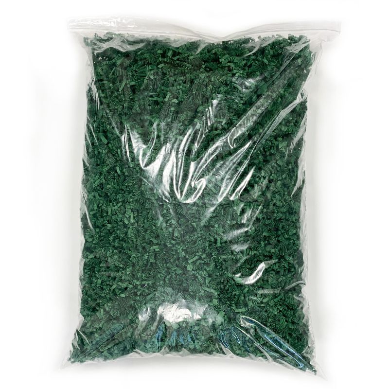 ZigZag DeLux Skartovaná Papírová Střiž - Lesní Zelená (1KG)