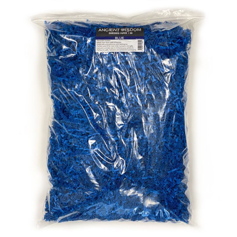 ZigZag DeLux Skartovaná Papírová Střiž - Modrá (1KG)
