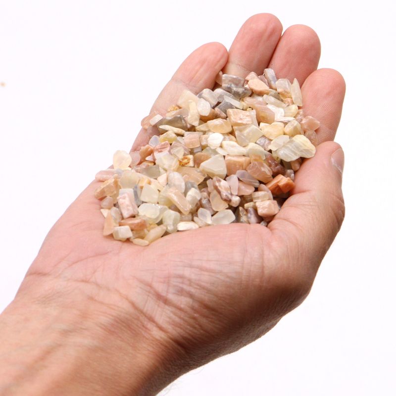 1KG Balení Kousků Drahých Kamenů - Měsíční Kámen