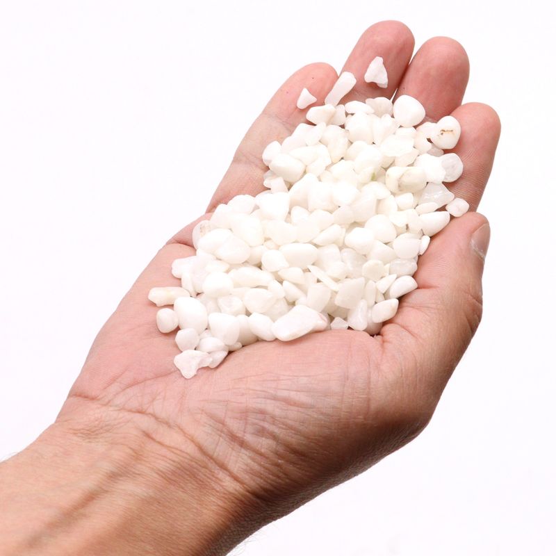 1KG Balení Kousků Drahých Kamenů - Bílý Křemen