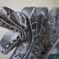 Střední Gong se Stojanem - 35cm - Zelený