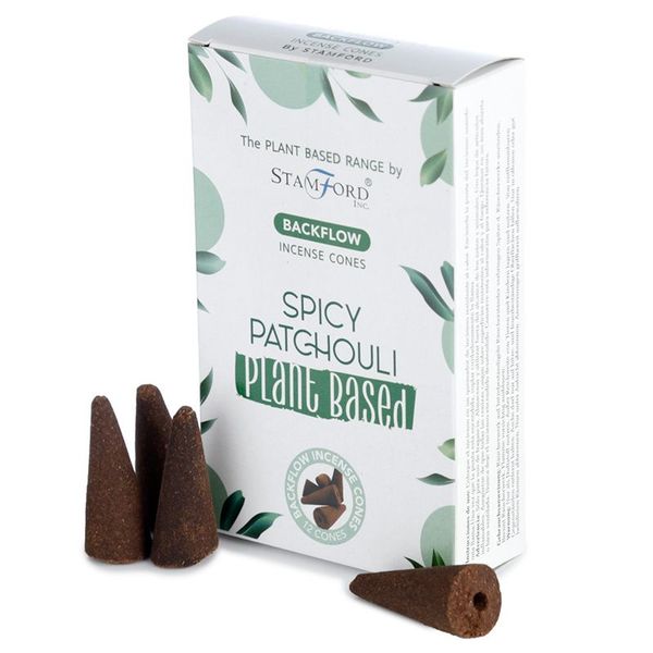Rostlinné Vonné Kužely “Tekoucí Dým“ - Pikantní Patchouli