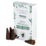 Rostlinné Vonné Kužely “Tekoucí Dým“ - Pikantní Patchouli