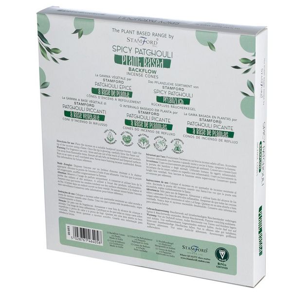 Rostlinné Vonné Kužely “Tekoucí Dým“ - Pikantní Patchouli