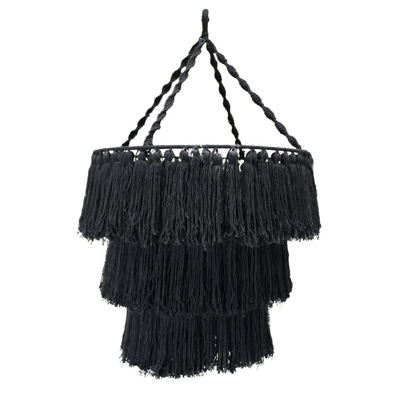 Macramé Stínidlo - Černé