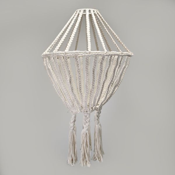 Velké Macramé Stínidlo - Natural