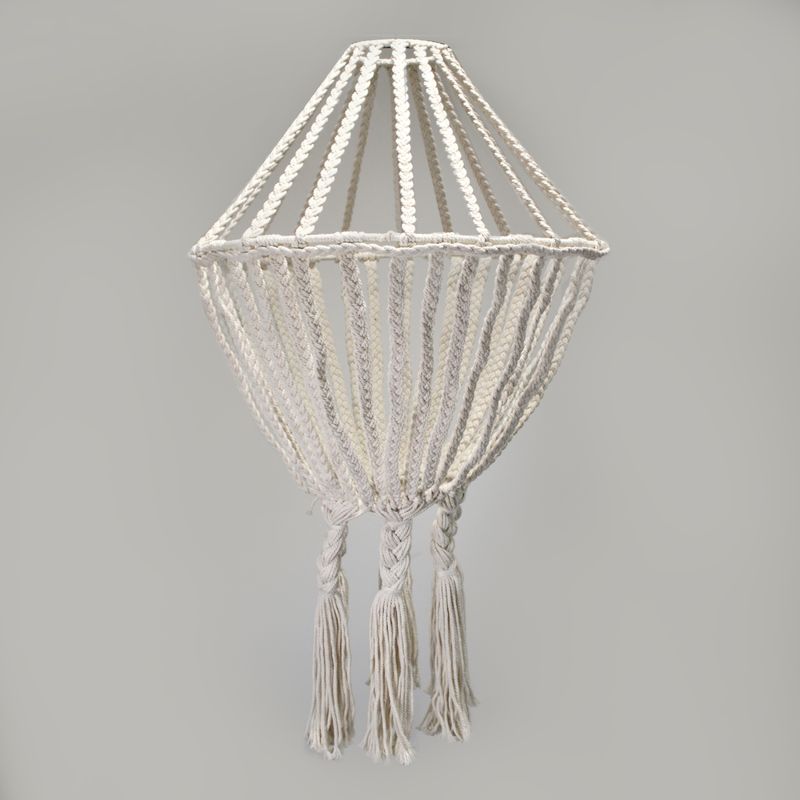 Velké Macramé Stínidlo - Natural