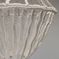 Velké Macramé Stínidlo - Natural