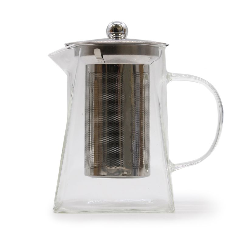 Skleněná Čajová Konvice - Tvar Věže - 780ml