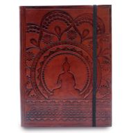 Střední Zápisník s Gumičkou - Tibetská Mandala