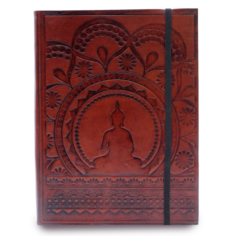 Střední Zápisník s Gumičkou - Tibetská Mandala