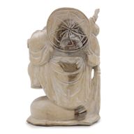 Ručně Vyřezávaná Socha Buddhy - Nosící Dřevo - 30cm
