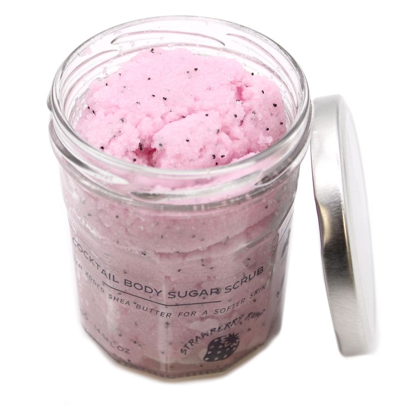 Vonný Cukrový Tělový Peeling - Jahodový Rum 300g