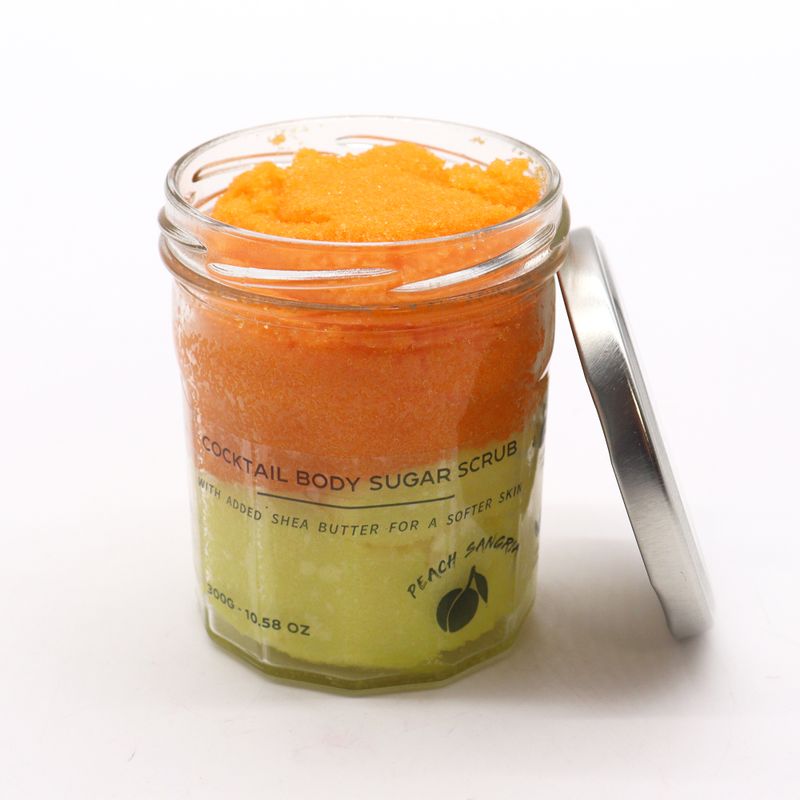 Vonný Cukrový Tělový Peeling - Broskvová Sangria 300g