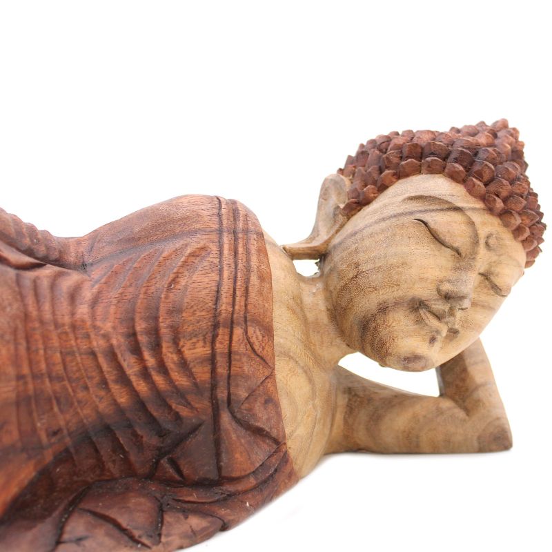 Ručně Vyřezávaná Socha Buddhy - Spící - 50cm