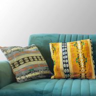 Kilim Povlečení na Polštář - Šedá