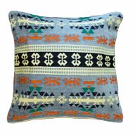 Kilim Povlečení na Polštář - Šedá