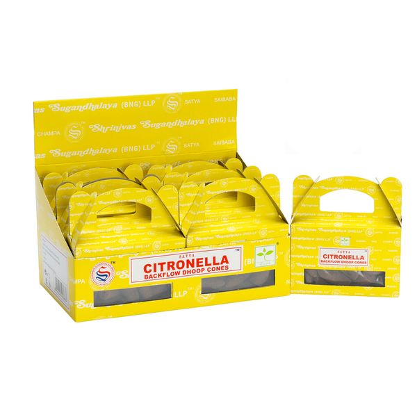 Krabička 24 Backflow Kuželů - Satya Citronella