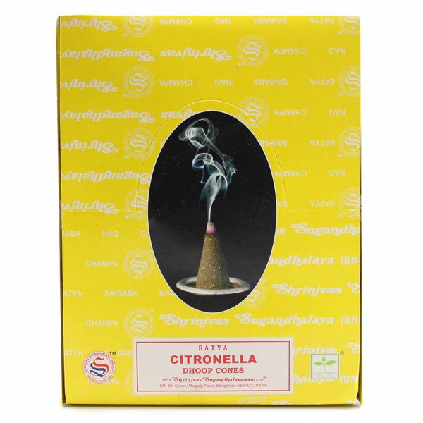 Krabička Vonných Kuželů - Citronella