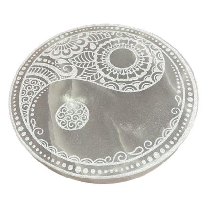 Velký Selenitový Talíř 18cm - Feng Shui