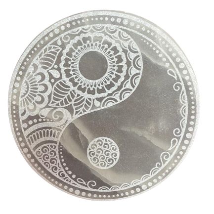 Velký Selenitový Talíř 18cm - Feng Shui