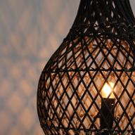 Ratanová Stolní Lampa - Přírodní