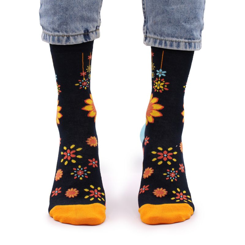 Hop Hare Bambusové Ponožky (36-40) - Květiny Mandala