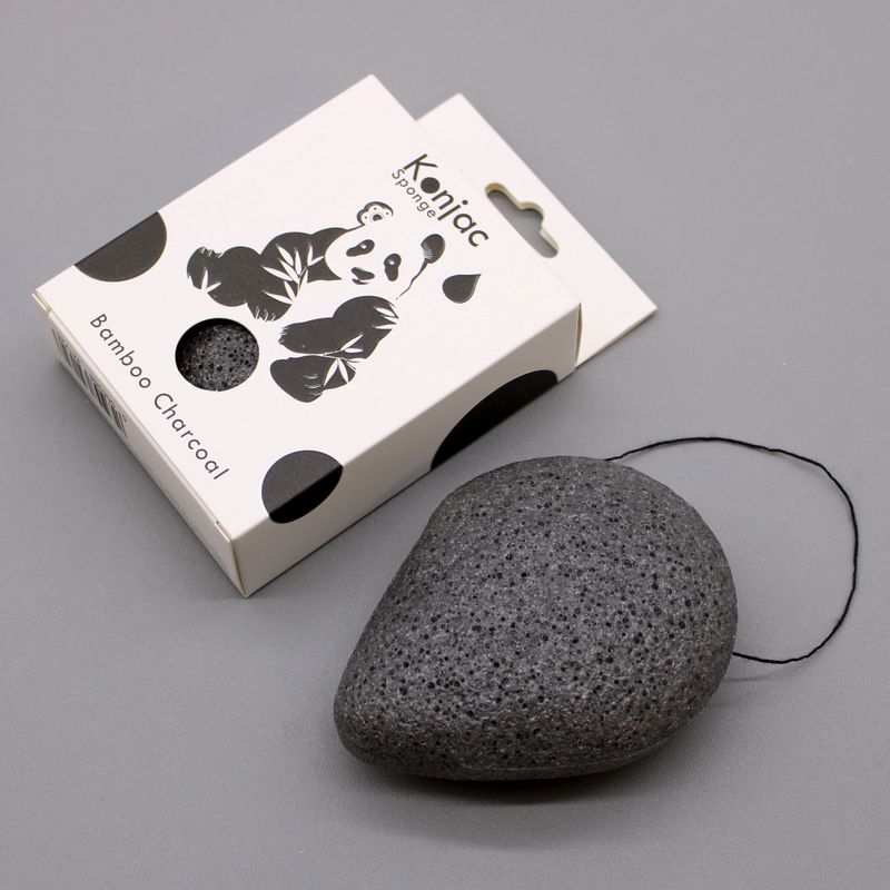 Konjac Houba Slza - Dřevěné Uhlí - Anti-Bakteriální