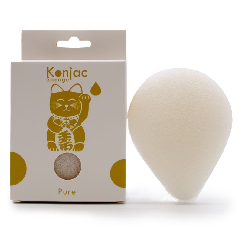 Konjac Houba Slza - Přírodní - Citlivá Pokožka