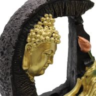 Stolní Fontánka - 30cm - Zlatý Buddha & Lotos
