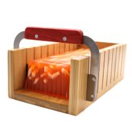 Dřevěný Krájecí Set - Rovný a Vlnkový Kráječ