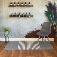 Indický Bavlněný Koberec - 70x170cm - Šedý