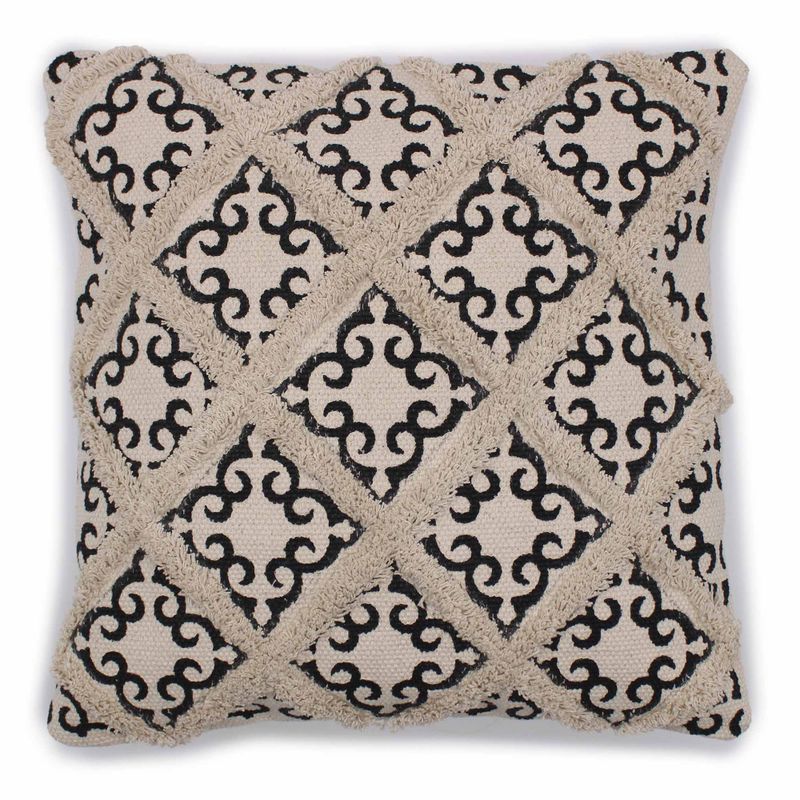 Povlečení na Polštář - Lux Criss-Cross a Potisk - 45x45cm