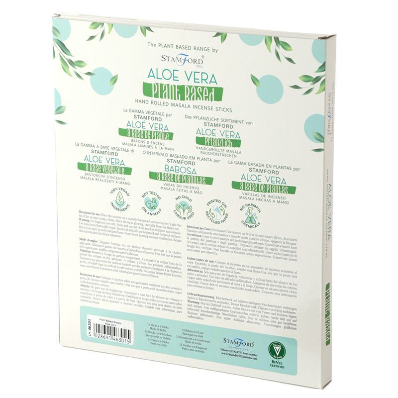 Rostlinné Vonné Tyčinky Masala - Aloe Vera