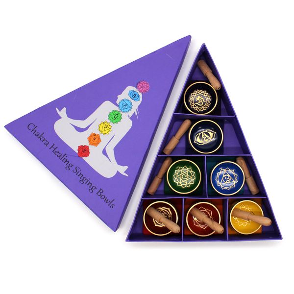 Dárková Sada Zpívajících Misek - Čakrová Pyramida