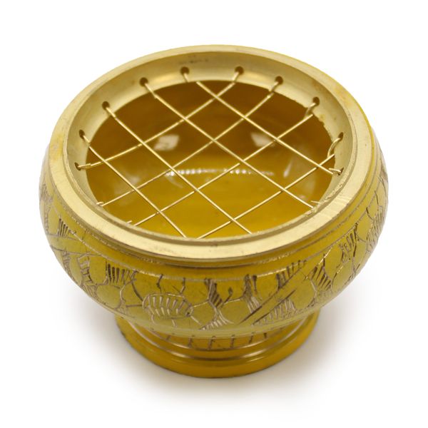 Vysoká Čakrová Miska pro Pryskyřici / Uhlíky - Solar Plexus
