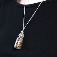 Náhrdelník se Vzácných Kamenů v Láhvi - Tygří Oko