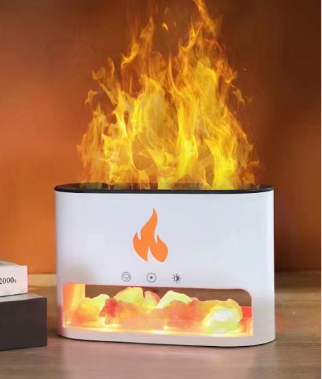 Aroma Difuzér Plamen - USB-C - Efekt Plamene - Bílá