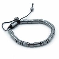 Magnetický Hematitový Náramek Shamballa - Válce a Kruhy