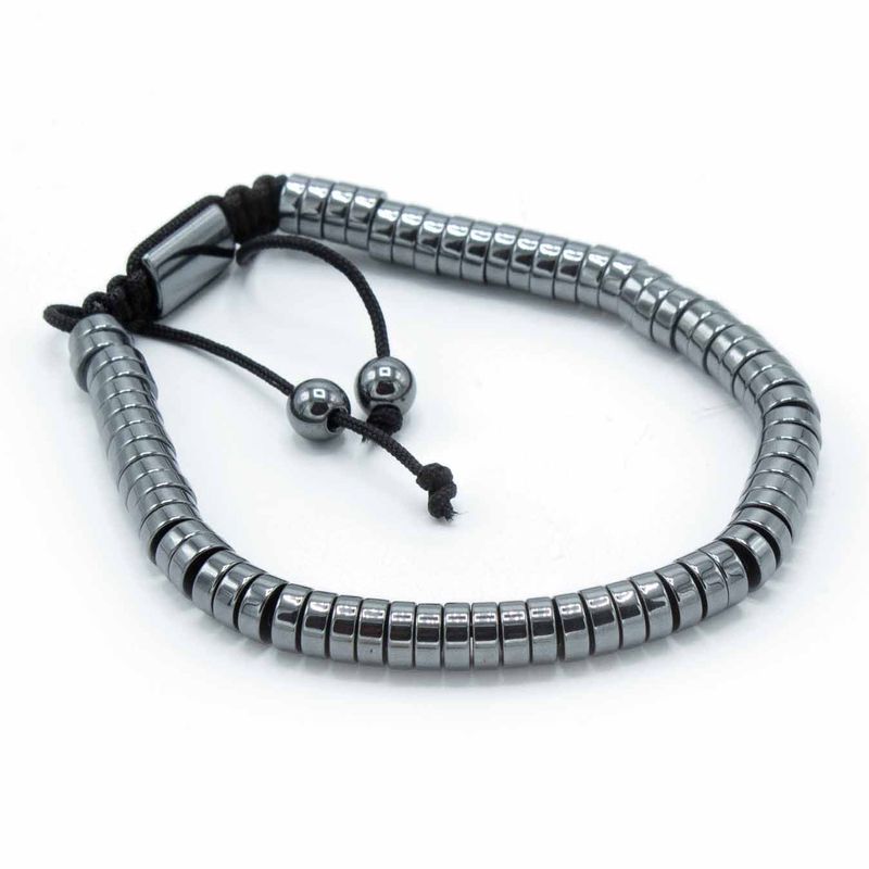 Magnetický Hematitový Náramek Shamballa - Kruhy