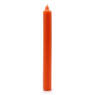 Stolní Jednobarevné Svíčky - Rustikální Oranžová