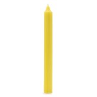 Stolní Jednobarevné Svíčky - Rustikální Žlutá