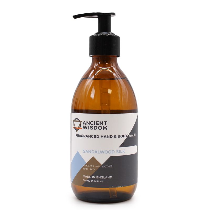 Čistící / Sprchový Gel na Ruce & Tělo 300ml - Santalové Dřevo