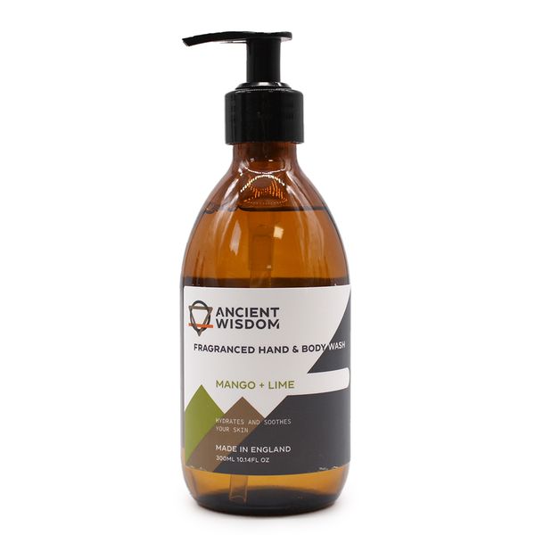Čistící / Sprchový Gel na Ruce & Tělo 300ml - Mango a Limetka