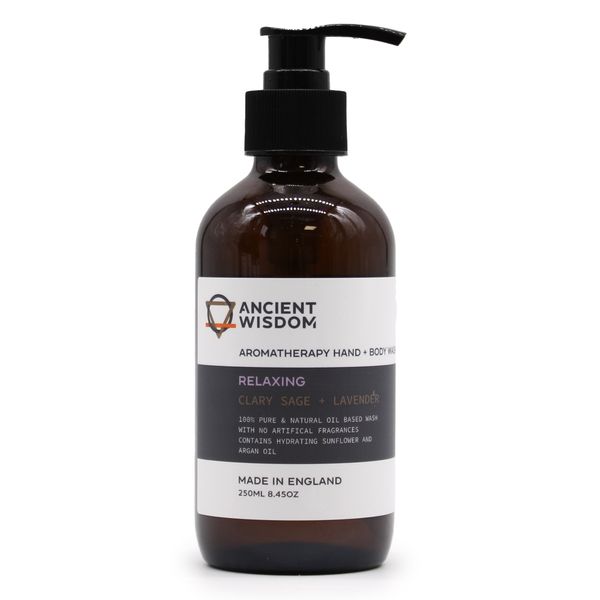 Aromaterapeutický Sprchový Gel na Ruce a Tělo - Šalvěj & Levandule 250ml