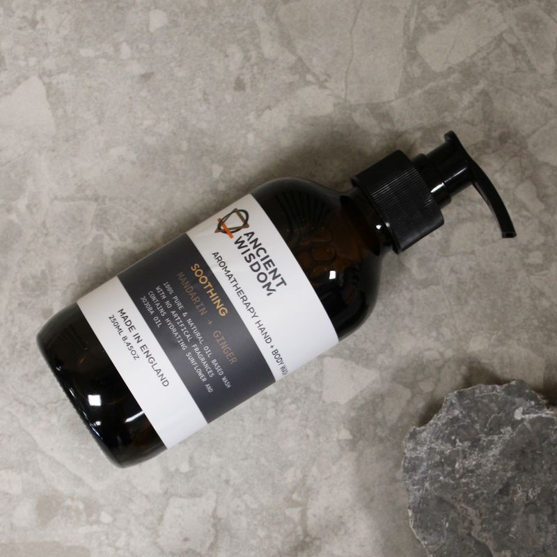 Aromaterapeutický Sprchový Gel na Ruce a Tělo - Mandarinka & Zázvor 250ml