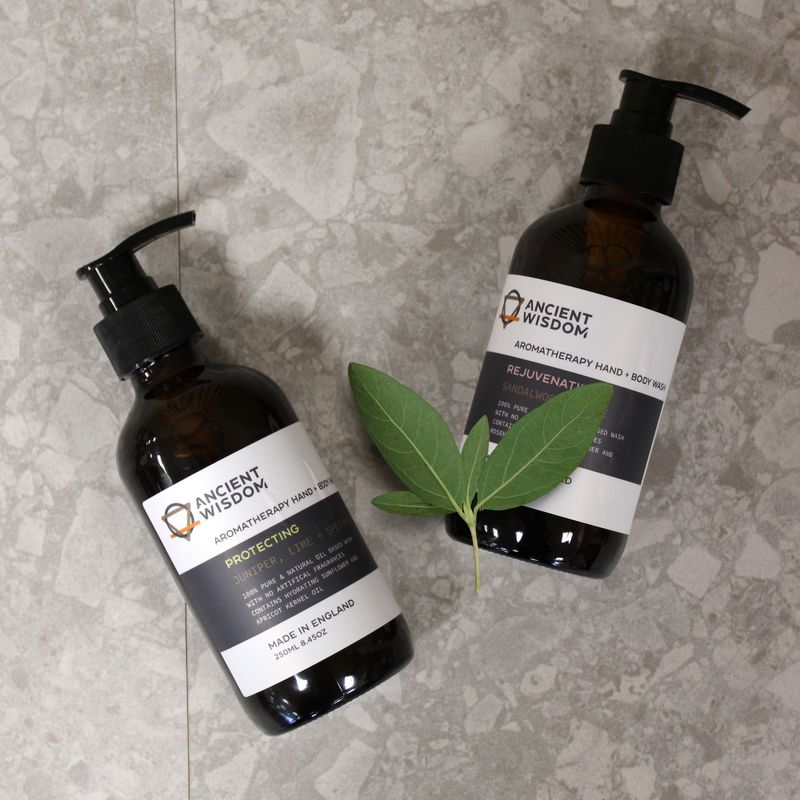 Aromaterapeutický Sprchový Gel na Ruce a Tělo - Mandarinka & Zázvor 250ml